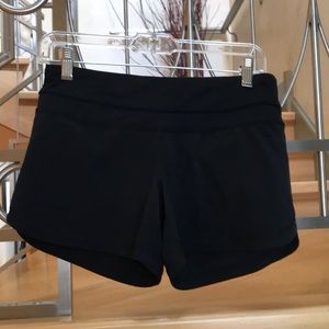 Black lululemon shorts